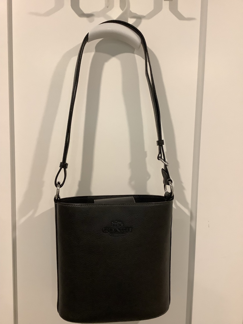 Coach Sophie 2-way Leather Crossbody Shoulder Bucket Bag